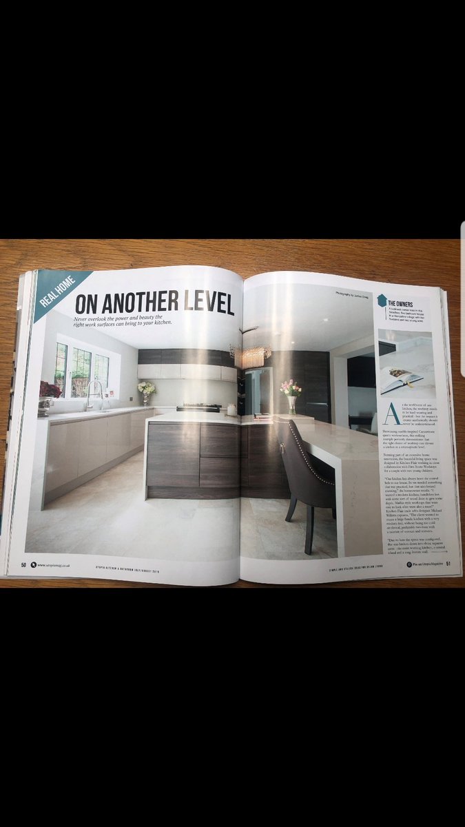 FWorktops's tweet photo. Its out to buy! Very proud that this beautiful kitchen we did the worktops for is in #utopiakitchen&amp;bathroommagazine we spent a long time perfecting the shoot with @mrjamesgreig hope you enjoy @CaesarstoneUK #worktops #kitchen #bathroom #interiordesign #instyle https://t.co/IlfhgaFnJi