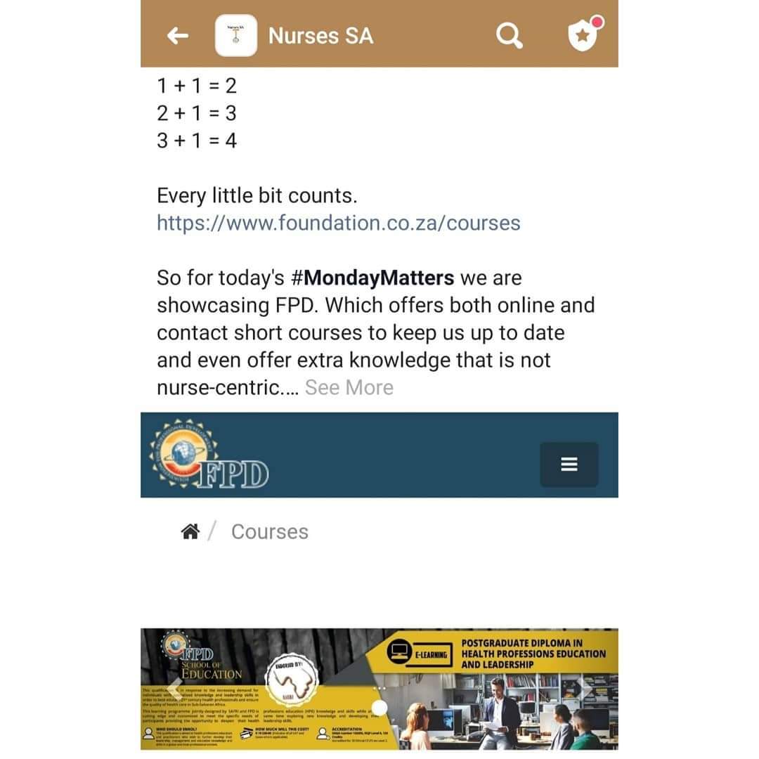 milelo_health's tweet photo. If you are a Nurse or a Student Nurse or someone who once did Nursing Training...
Here is a home for Heroes.
1. Go to Facebook
2. Search: Nurses SA
3. Join the Movement ๐
We are changing the narrative. One Nurse at a time.
#NursesSA #GoodNurse #HumanFirst #SpreadTheWord https://t.co/MuXSpZolww