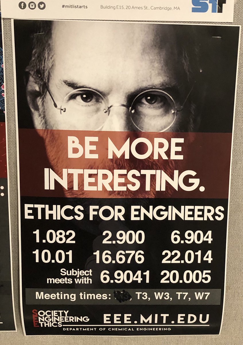 Was walking across MIT campus with <a href="/peteyreplies/">ᴅᴏ ɴᴏᴛ ᴜɴᴅᴇʀᴇsᴛɪᴍᴀᴛᴇ ᴏʙᴊᴇᴄᴛs</a> and we lost our shit over this poster, what... what