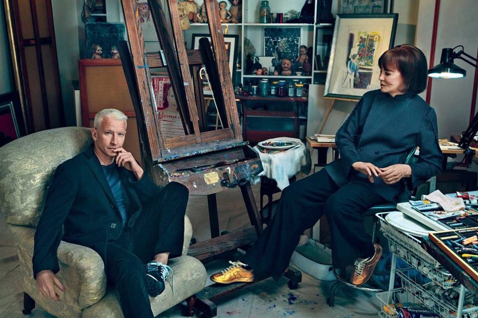 Happy Birthday to Anderson Cooper who turns 52 today!  Pictured here with his mom Gloria Vanderbilt. 