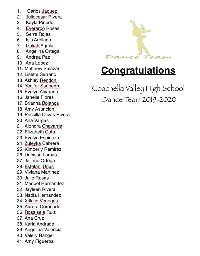 CVHS Dance Team tweet media