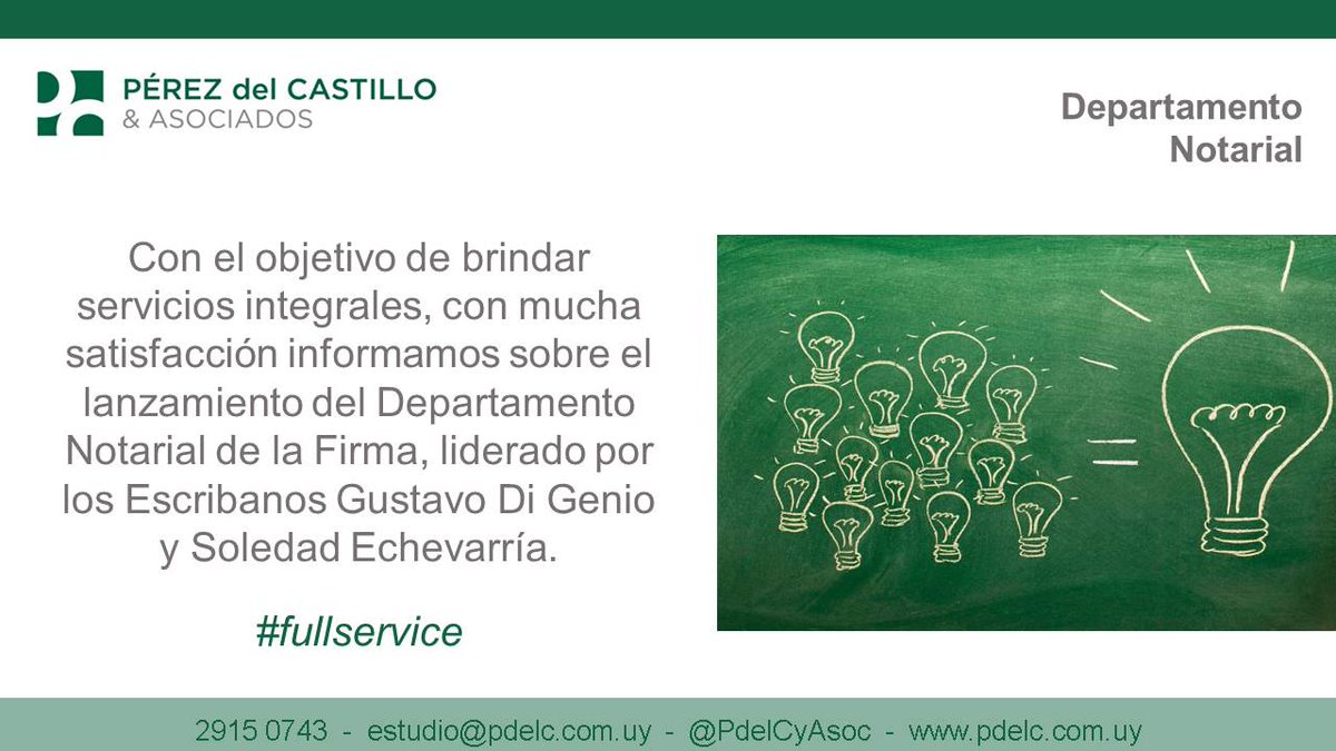 Pérez del Castillo & Asociados tweet media