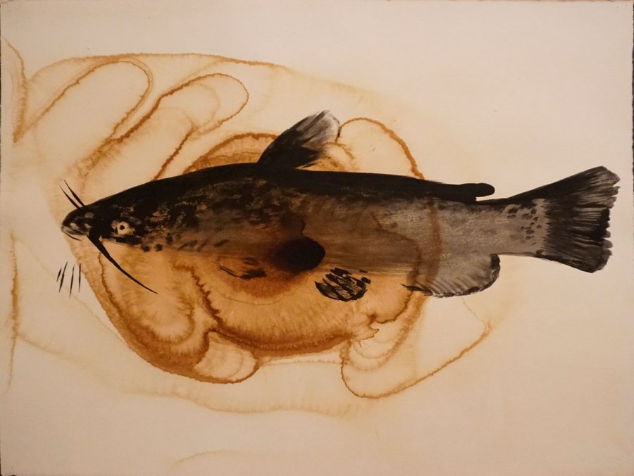 oxfordamerican's tweet photo. “The heart of White River catfish country, and I was given to understand that as a fisherman I was obliged to educate myself about catfish.”

—From John O’Connor’s “Georgetown One Stop,” a #SouthernJourneys essay in #Issue97. Art by David Ellis https://t.co/WyYqPeitEL https://t.co/Kieluvmci1