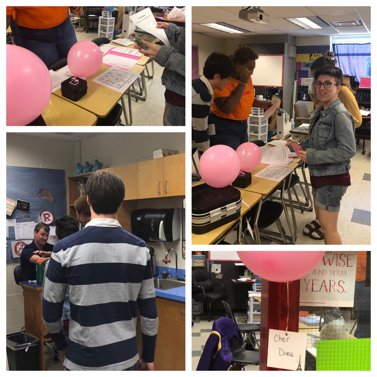 AHeadleyITRT's tweet photo. IB French students had a great time completing their Oscar et La Dame Rose Breakout today to wrap up the novel. #hcpswl #uniPHied @PatriotsPhhs @ib_phhs https://t.co/QuQ9HJ7urI