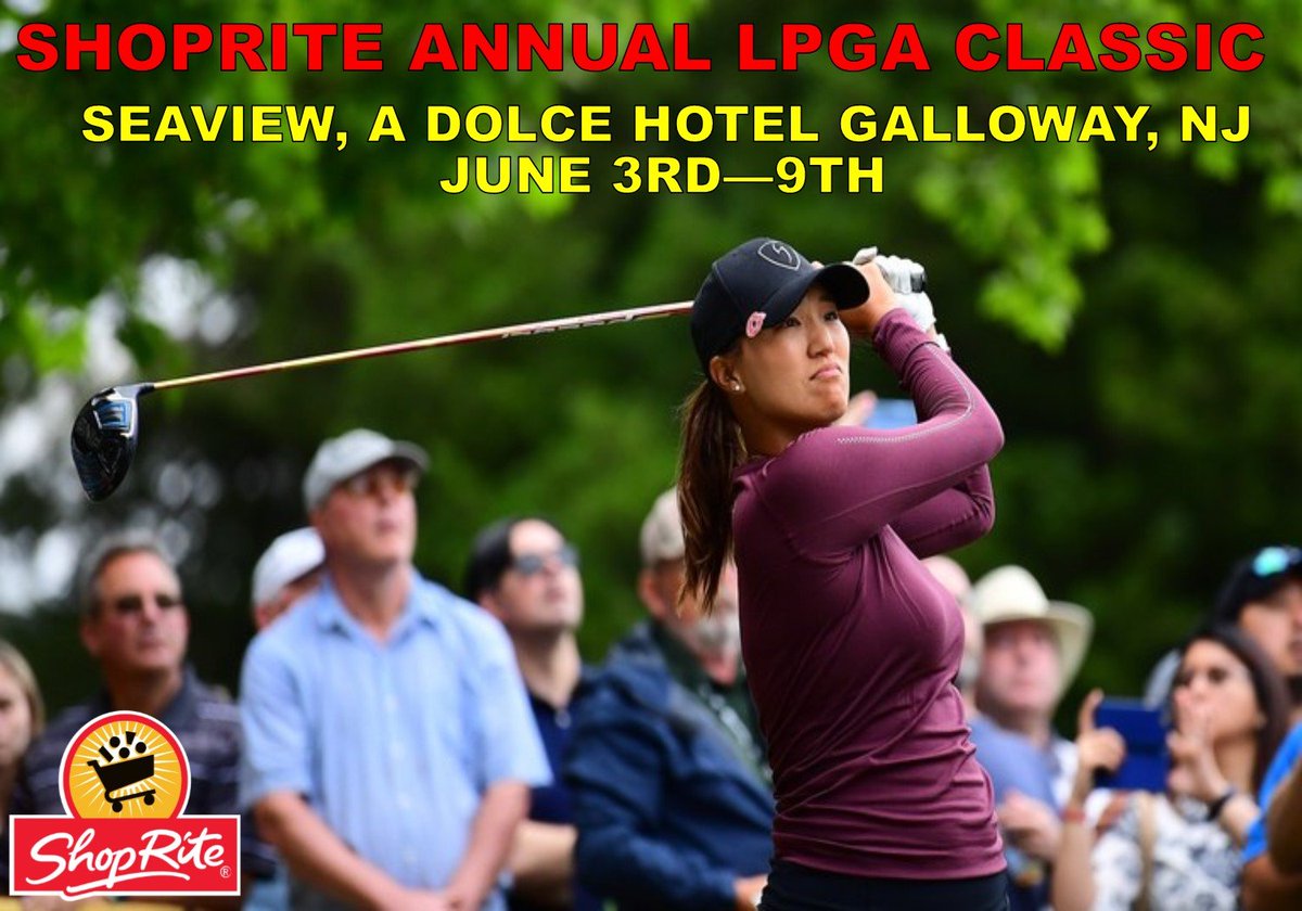 ZalliesOwn's tweet photo. the #ShopRite Annual #LPGA Women's Golf Tournament presented by #Acer will take place today through Saturday, June 9th at the Seaview Hotel in #Galloway, NJ. Present your #priceplus card at the event main gate to score two #FREE tickets! *Children 17 or younger get in #FREE https://t.co/uImOzLdDBY