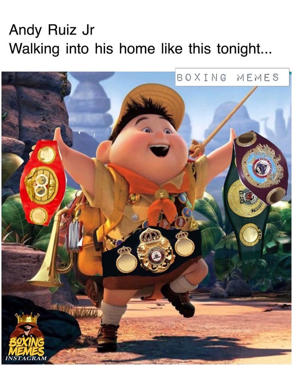 BNGBOXING's tweet photo. The Memes just keep on coming lol 🤣🤣 #RuizJoshua https://t.co/0N5c6Z0RMS