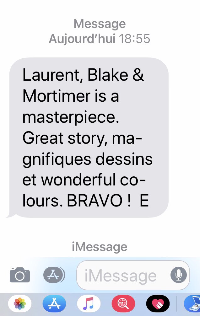 Message from the master...Eddy Vermeulen