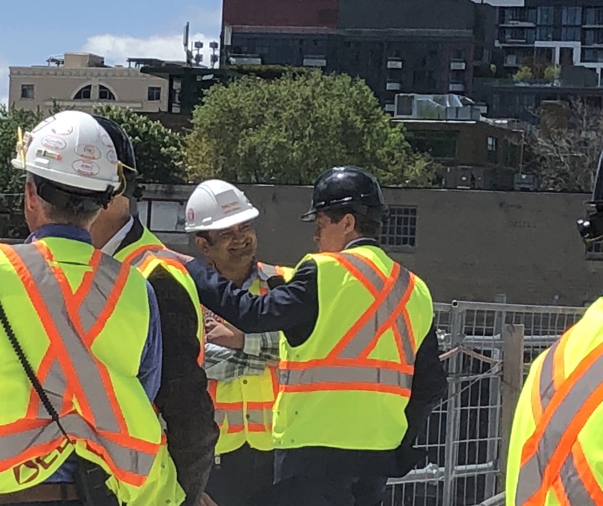 #TheWell community officially launches with a special event including a visit from Mayor @JohnTory This 7.8 acre community is the largest mixed use development in #Toronto.