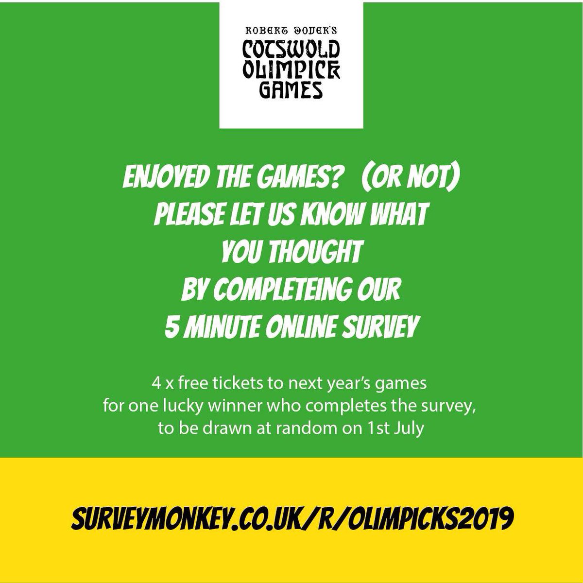Thanks to everyone who came along on Friday night. 

We’d love to know what you thought, what you loved, what you didn’t and anything that could be made better!

Help us out by filling out our rather snazzy feedback survey. 

surveymonkey.co.uk/r/Olimpicks2019
