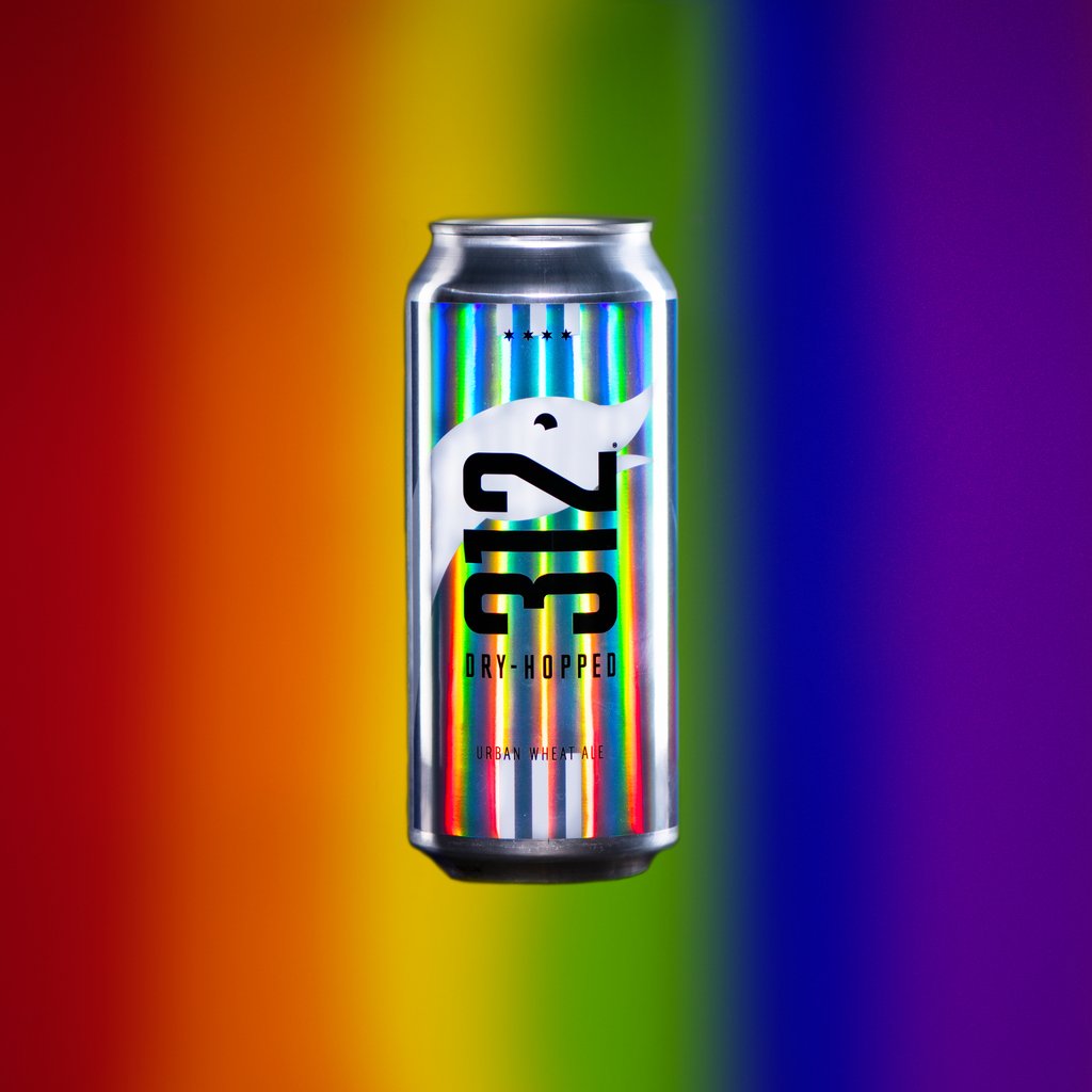 Goose Island Beer Co We Re Excited To March At The Pride Parade And To Release This Special 312 Dry Hopped Can The Can Is Wrapped In An Iridescent Label Not Just