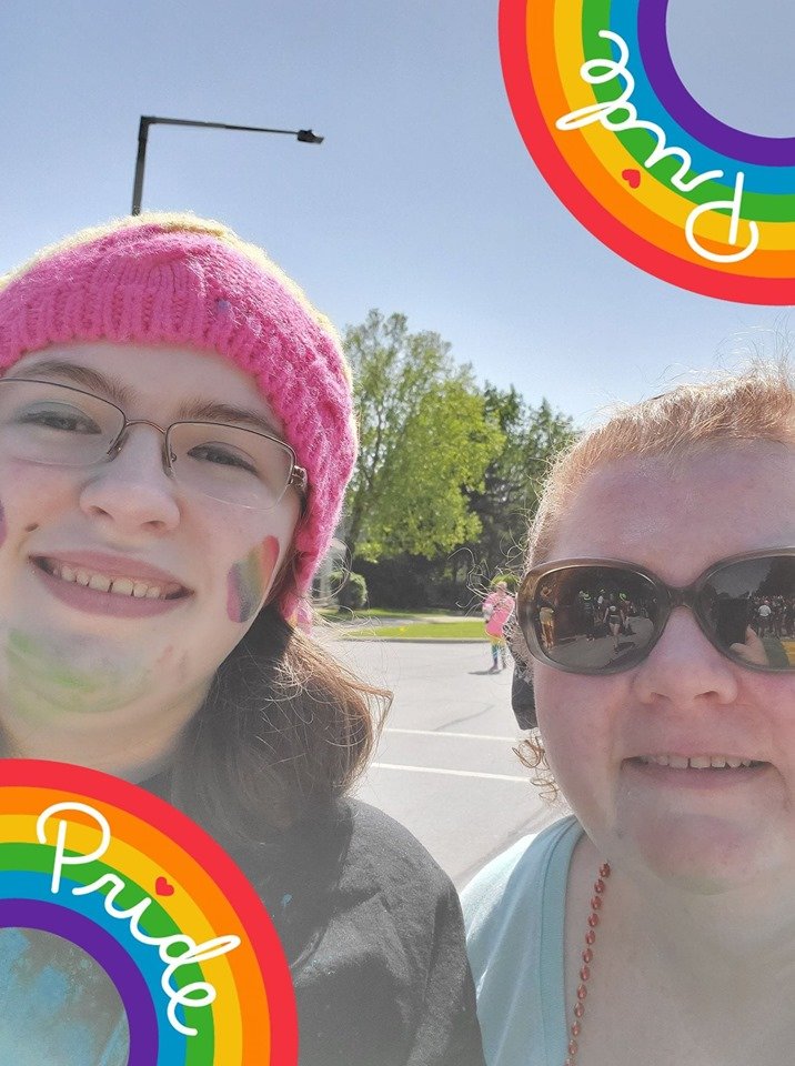 @TheEllenShow Hey Ellen, yesterday our village had its inaugural Pride parade, initiated by middle schooler, Molly Pinta! I marched with and always support my daughter #PintaPrideProject #BGPride