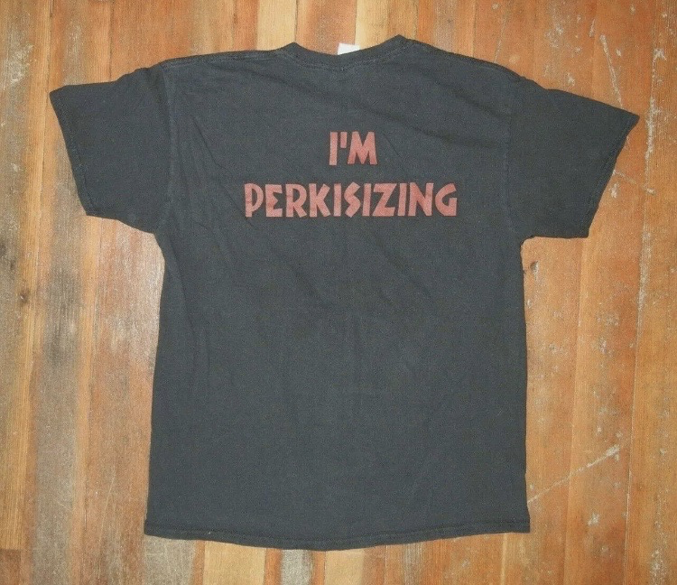 Erns_World's tweet photo. @SneakerDave Camp Nowhere was lit too lmao it's crazy you put this in my timeline. I bought the original Perkisizing tank-top and t-shirt for the movie promo over the weekend. My older brother was hype when I sent him these images lol. https://t.co/7PfsWaJOrd
