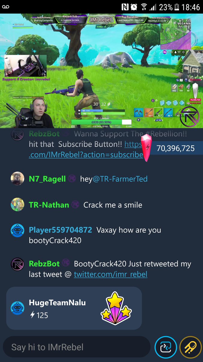 rebzmod's tweet image. Everyone!! It's going off today, Monday MCM is going to be a big one! Get yourself in here and get involved! #rebellion #mixerstreamer  #mixerstreamersunite #mixer #partneredmixerstreamer mixer.com/imrrebel @IMr_Rebel