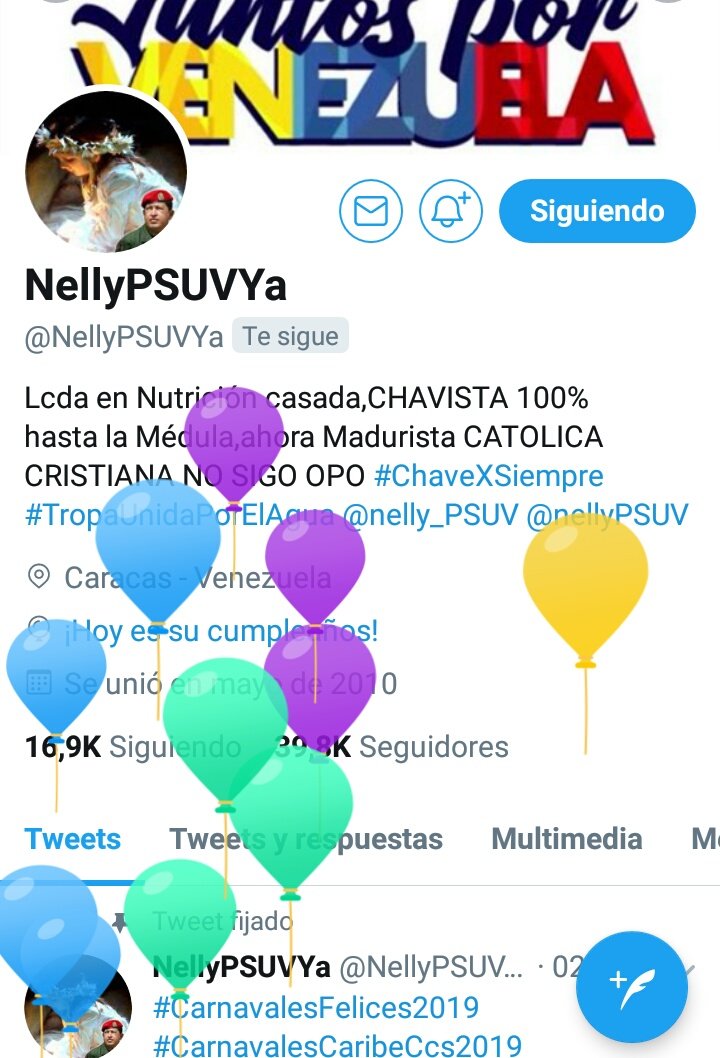 @Soylareplicaa @MiguelachoAA33 @NellyPSUVYa @tattianac5 @ccolBA21 @1ChavistaMaduro @SoyTatiana5 @francox44 @lilidiaz8 @SoyOscarVivas @pavitazanahoria @koskita FELIZ CUMPLE MI NELLY, BESOTES Y ABRAZOTES,🎂🎂🎂🎂🍬🍬🍬🍭🍭🍺🍺🍹🎈🎈🎈🎈