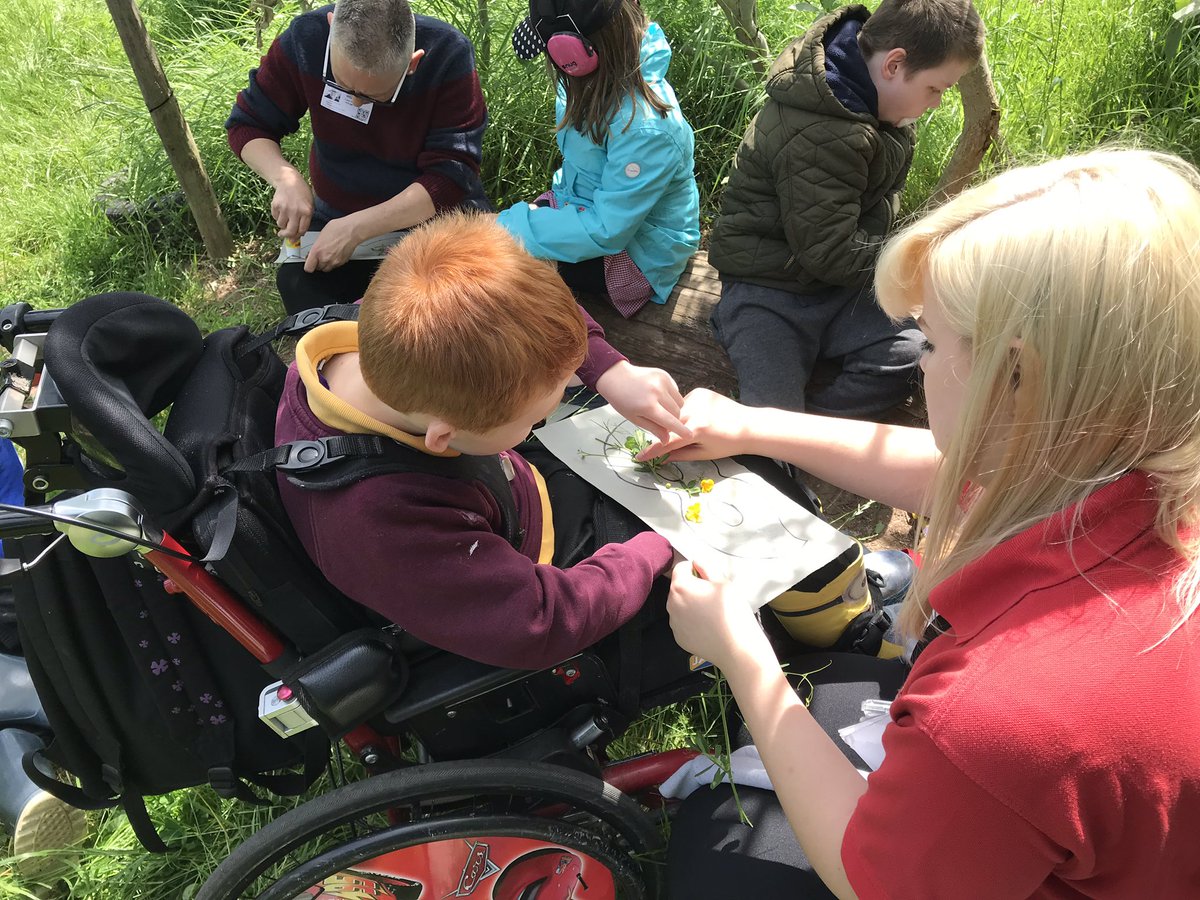 YsgolPenCoch's tweet photo. Hawks Class Busy in forest schools making superhero masks from nature around us.#hawksclass https://t.co/R6mJ103xfb