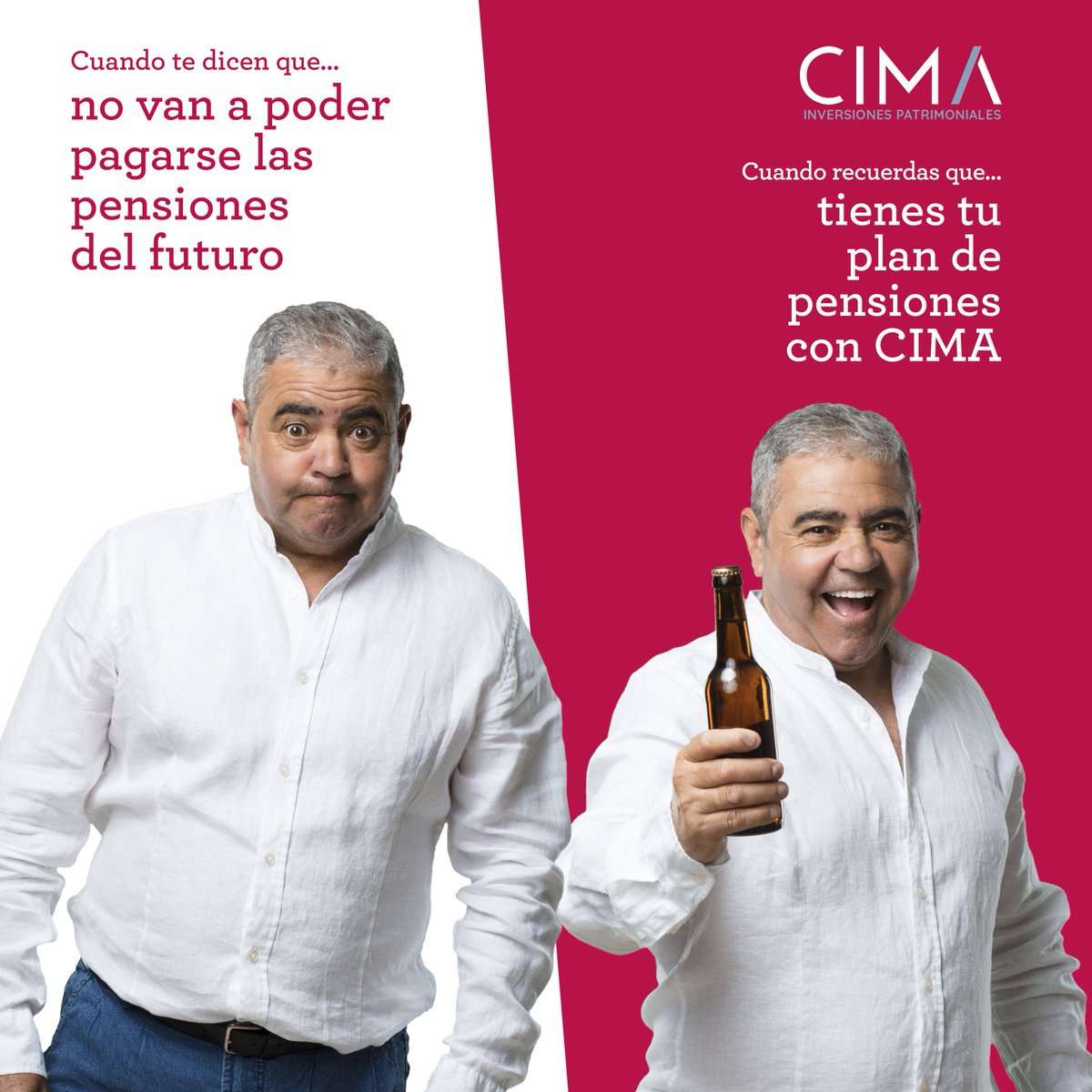 CIMA_Inmob's tweet photo. Sabemos la inestabilidad que supone pensar en un futuro tan incierto como el de las pensiones😔

Por eso en CIMA contamos con un plan de ahorro adecuado a todo tipo de persona. Pide más información ¡Y verás como te cambia la cara al contar con él!🙌🏼😎 https://t.co/q71w9Hxphm