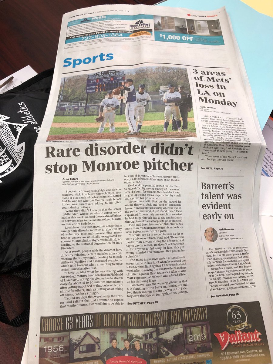 losch00's tweet photo. ⁦@nlosch24⁩ testament to your preparation and never letting your disability hold you back! #NeverGiveUp  #myotonia https://t.co/taceqOEtRH