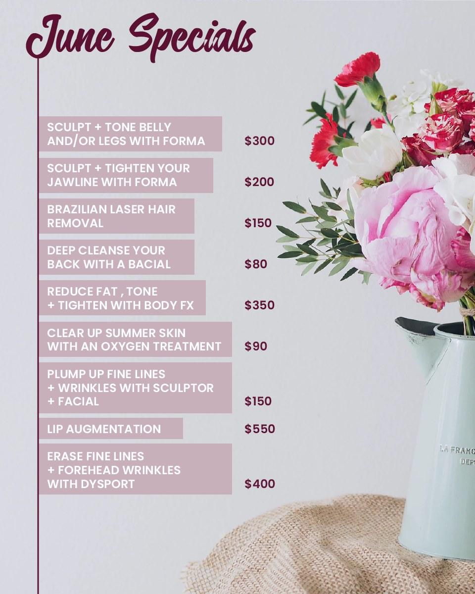 TopMedicalSpa's tweet image. Get ready for summer with our exclusive June specials!