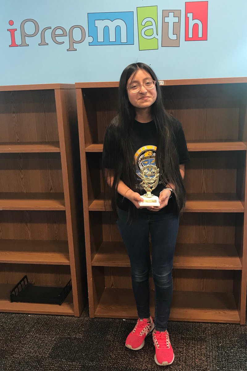 ImandraJ's tweet photo. Congratulations to Jennyfer Francisco . She is the 7th Grade  Mathia Challenge Winner  at South Dade Middle School . 
We are very proud 🏆📚📗❤️@sdmpanthers⁩ ⁦@DrIliaMolina⁩ @ rreggie ⁦@johngalardi⁩ https://t.co/X7cnBdjVYp