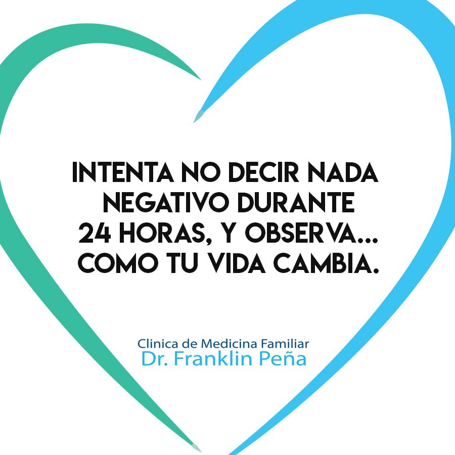 clinicaMFDFP's tweet photo. Intenta no decir nada negativo durante 24 horas, y observa… como tu vida cambia.

Buen inicio de semana!!!
#ClinicaMFDFP #Frases #Motivacion https://t.co/geU4JqzJti