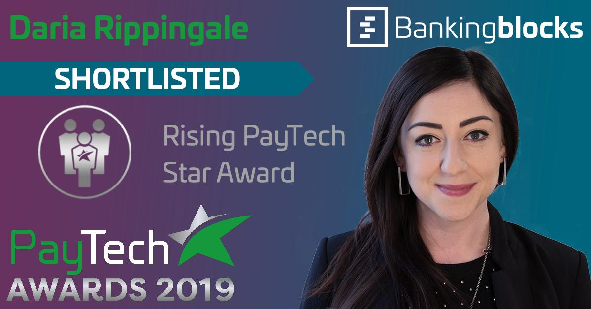 Proud to be among the shortlisted for the Rising PayTech Star Award, that celebrates driven, inspirational and dynamic paytech professionals, looking to make their mark on the industry. Thank you, #PayTechAwards!