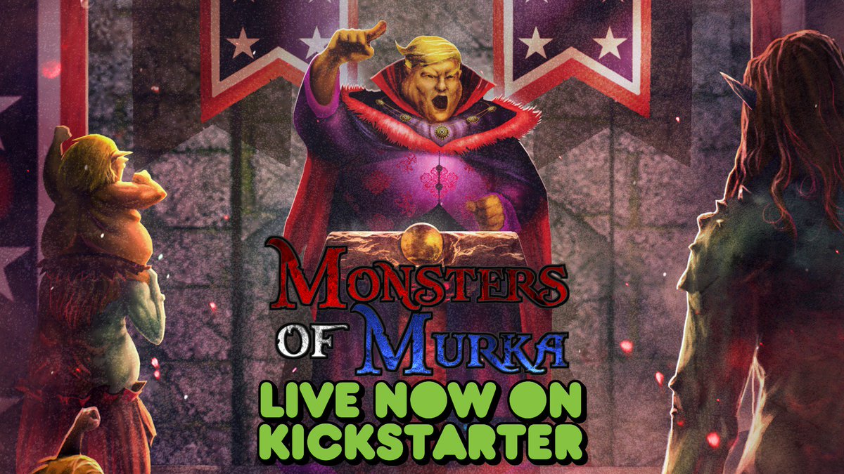 Monsters of Murka is a high-fantasy parody of the United States in the form of a Dungeons and Dragons 5th edition campaign setting. It's got celebrity satire, political parody, and brings you a world of comedy - literally.

Find it at MonstersofMurka.com

#dnd #dnd5e #ttrpg