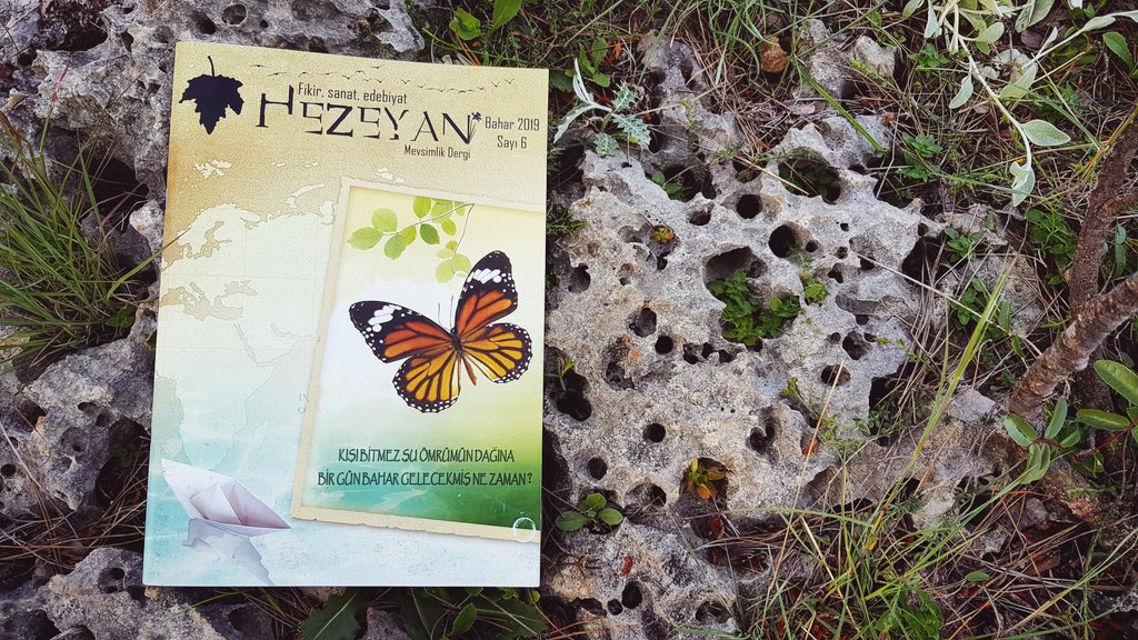 🍁
"Ard- arda kaç zemheri,
Kurt uyur, kuş uyur, zindan uyurdu.
Dışarda gürül- gürül akan bir dünya...   
Bir ben uyumadım,
Kaç leylim bahar,
Hasretinden prangalar eskittim."
