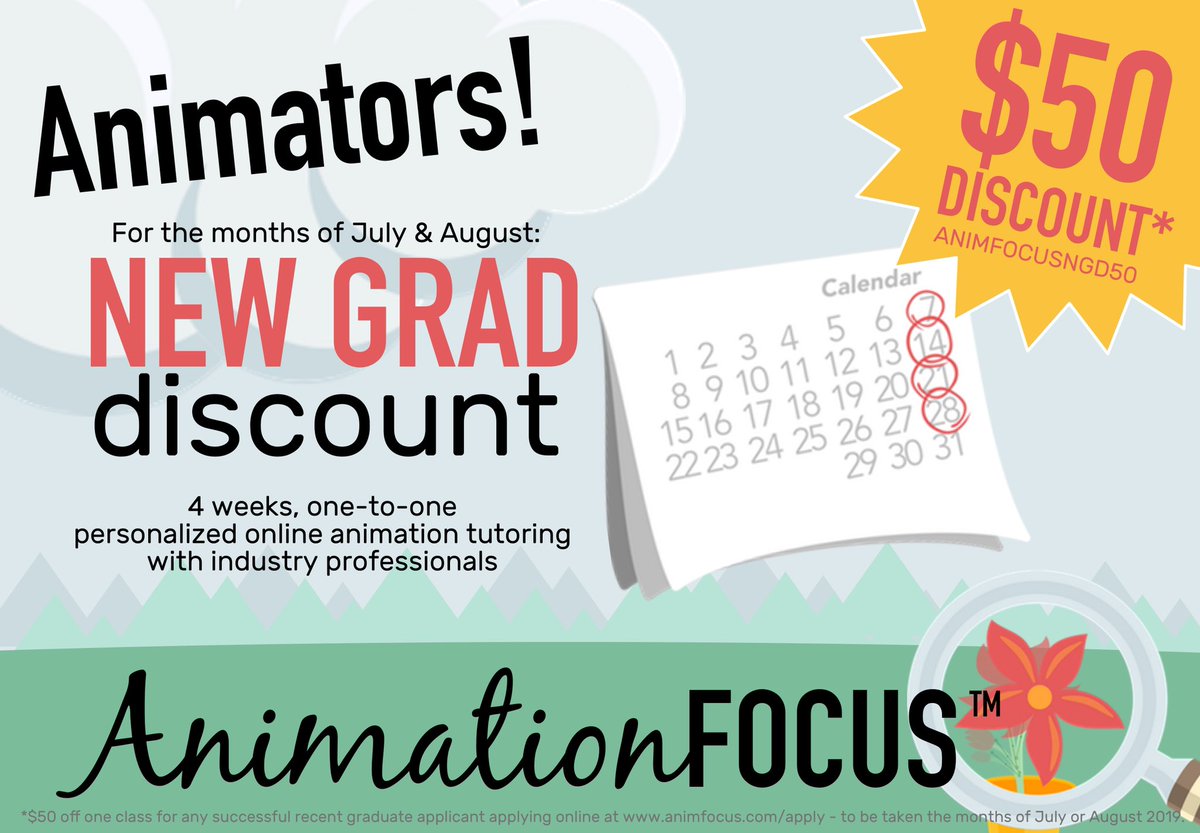 animfocus's tweet photo. Are you a new #animation graduate working on your showreel? Get some one-to-one feedback from a feature film animator! $50 discount in July and August #animfocus https://t.co/4F4Wr0IaGy