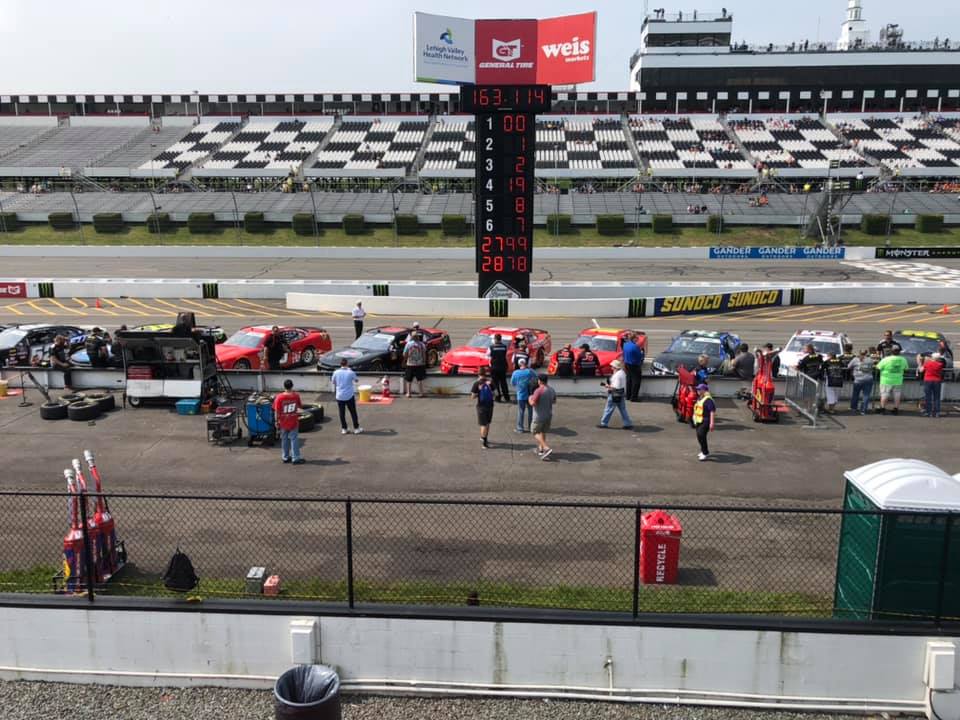 What a great race weekend!  Excited to be partnering with a NASCAR Raceway! #poconogreen250recycledbyjpmascaroandsons