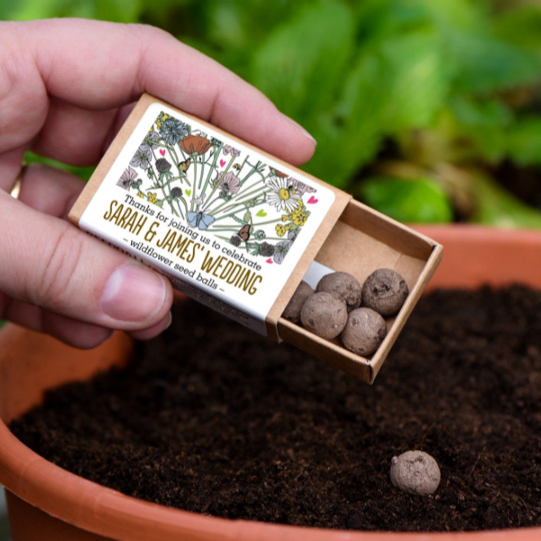 Getting married? Throwing a party? Want to help nature?
Get in touch and order our customisable matchboxes - sooooo cute! seedball.co.uk/gifts/