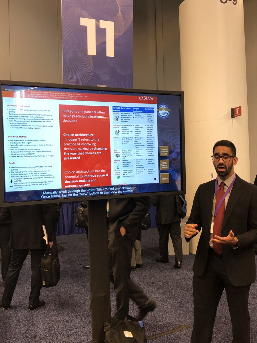 Nelya Melnitchouk MD 🇺🇦🌻🇺🇦🌻 (@nelyamel) on Twitter photo Choice-architecture has the potential to improve surgical decision making! Important work by <a href="/ameerfarooq/">Ameer Farooq MD MPH FRCSC</a> from University of Calgary #ASCRS19 Choice-architecture has the potential to improve surgical decision making! Important work by <a href="/ameerfarooq/">Ameer Farooq MD MPH FRCSC</a> from University of Calgary #ASCRS19