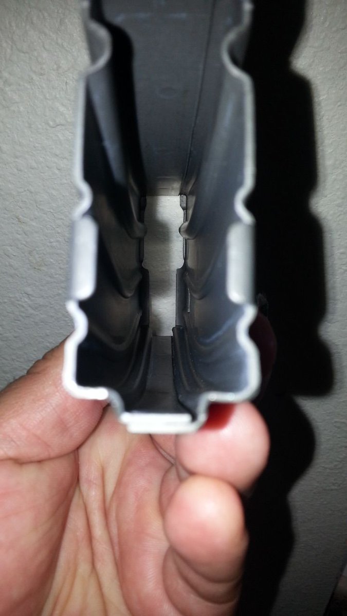 onesecondshootr's tweet photo. Death of a mag body - Is this dent small enough to let you load rounds normally to full capacity? - YES. Is this dent small enough to stop the follower during normal use? Also YES. Remember to check your equipment and take nothing for granted.

CARBINE  #onesecondshooter https://t.co/25k8l9J0Zi
