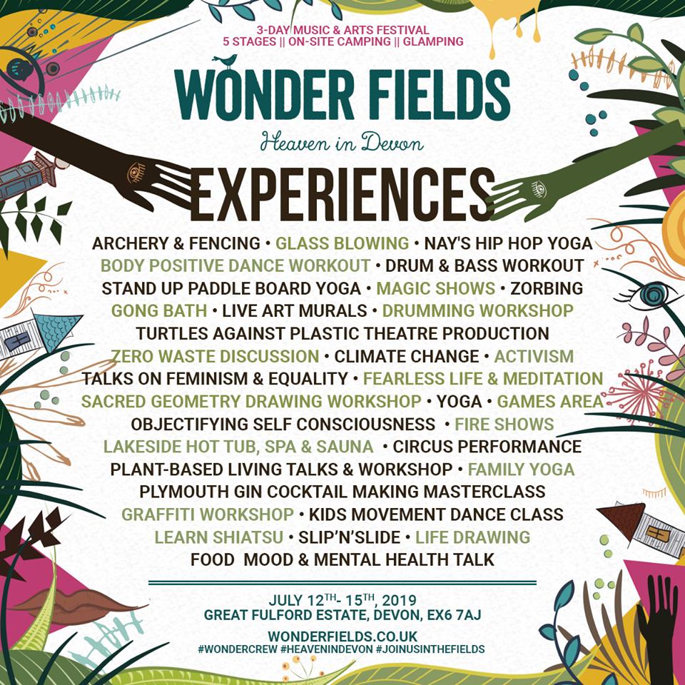 What a great range of activities! <a href="/TheWonderFields/">Wonder Fields</a> is just over a month away and we can't wait. There's also a great music line up including the likes of <a href="/Krafty_Kuts/">Krafty Kuts</a> and <a href="/DJYodaUK/">DJ Yoda 🎧</a> promo code FFYWF19 at the checkout and for a 15% discount on your tickets! festivalforyou.com/festivals/sout…