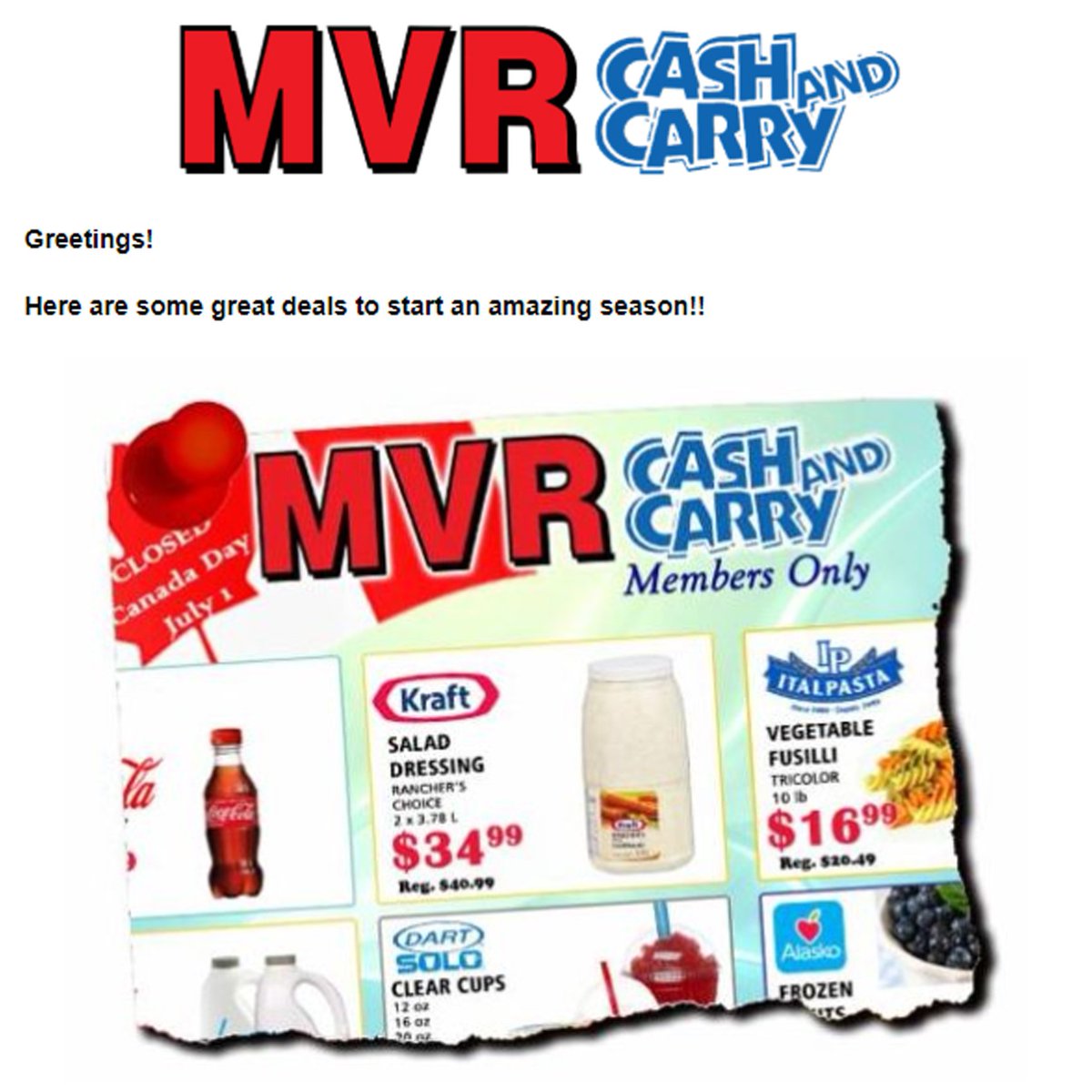 MVR Cash and Carry tweet media
