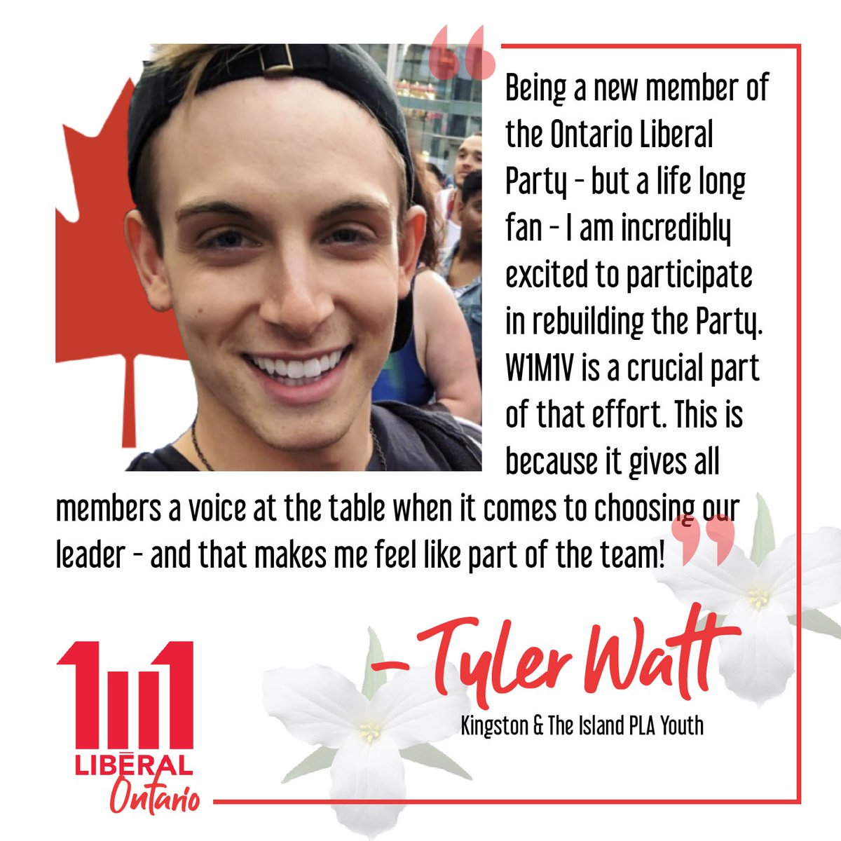 MemberVote's tweet image. 1=1 is honoured to have the support of 2 talented and thoughtful Young Liberals. Thank you Frank Hong and Tyler Watt. #W1member1vote