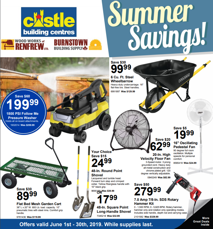 RenfrewCastle's tweet photo. THE JUNE FLYER IS HERE!! #sale #summertime https://t.co/rYKG9hhIK2