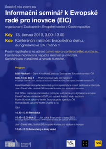 <a href="/Enantis/">Enantis</a> was invited to participate at the European Innovation Council Seminar. Our CEO, Roman Badik, will present our success story. If you are interested in attending, please, register at the following email address: comm-rep-cz-conference@ec.europa.eu. 
Invitation is attached.