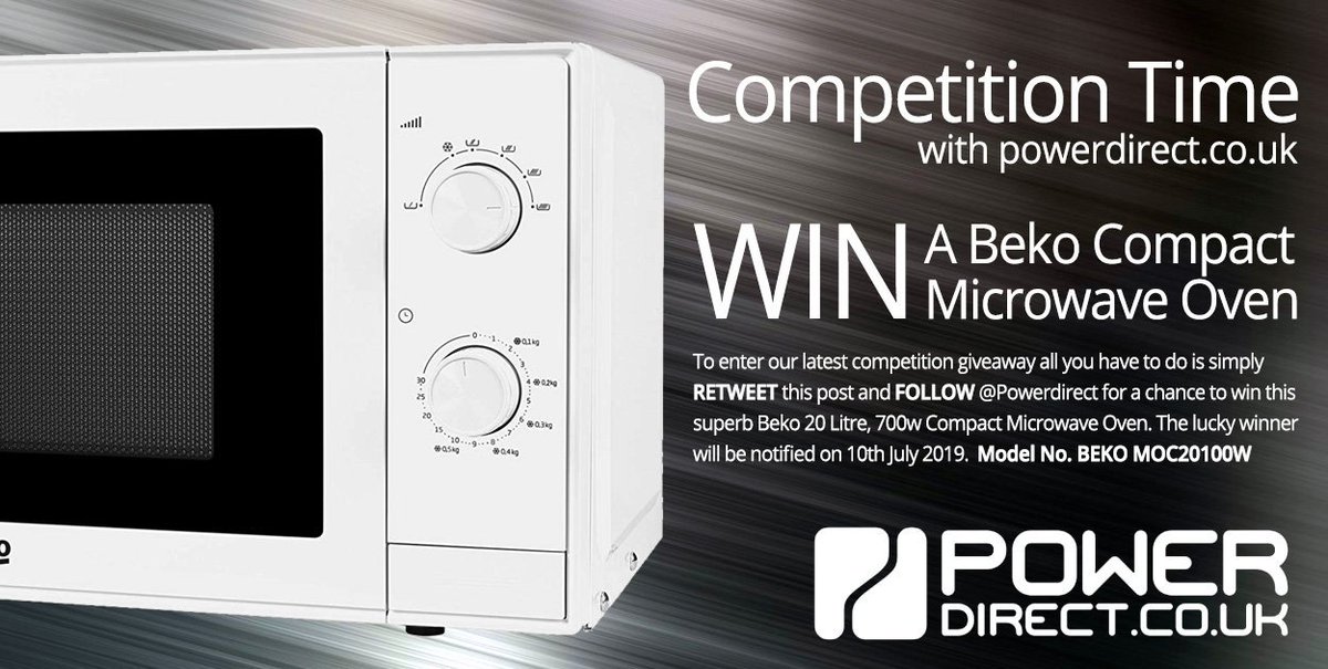 Power Direct (@powerdirectuk) on Twitter photo #Free to Enter <a href="/PowerDirectUK/">Power Direct</a> #Competition #Giveaway... Simply #RT and #Follow for a chance to #Win a Beko Compact Microwave Oven… Drawn 10th July 2019... Be Lucky! #Free to Enter <a href="/PowerDirectUK/">Power Direct</a> #Competition #Giveaway... Simply #RT and #Follow for a chance to #Win a Beko Compact Microwave Oven… Drawn 10th July 2019... Be Lucky!