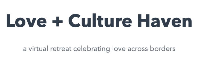 Excited that our Founder <a href="/FounderEllie/">Elizabeth C. Adams</a> will be speaking at Love + Culture Haven - a virtual retreat celebrating love across borders!! 

Check it out at love-culture-haven.heysummit.com/?ref=s-2u2vmhBI

RT if you think others will find this helpful #love #relationships