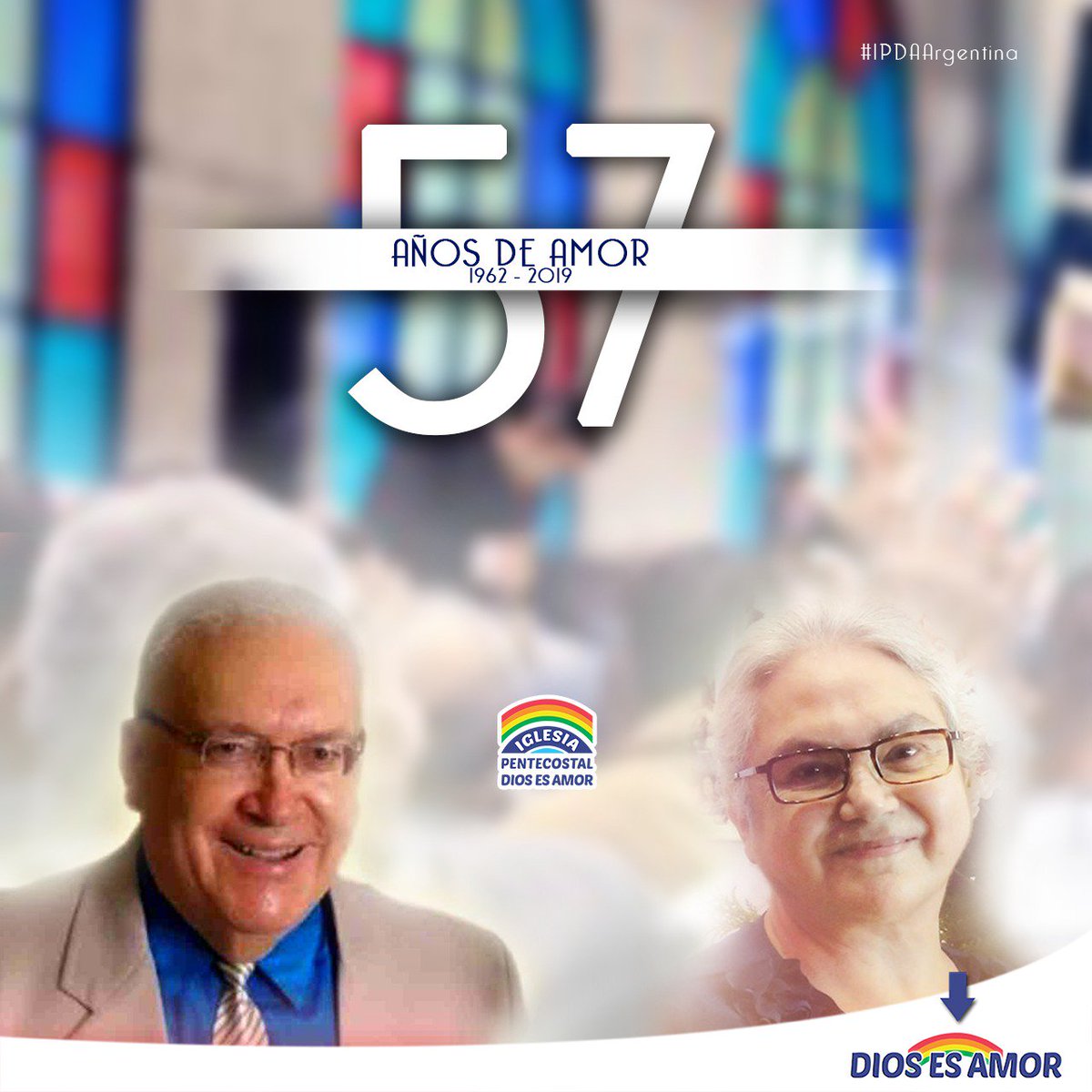 Aniversario | 57 años

Iglesia Pentecostal Dios es Amor

#EstamosCerca