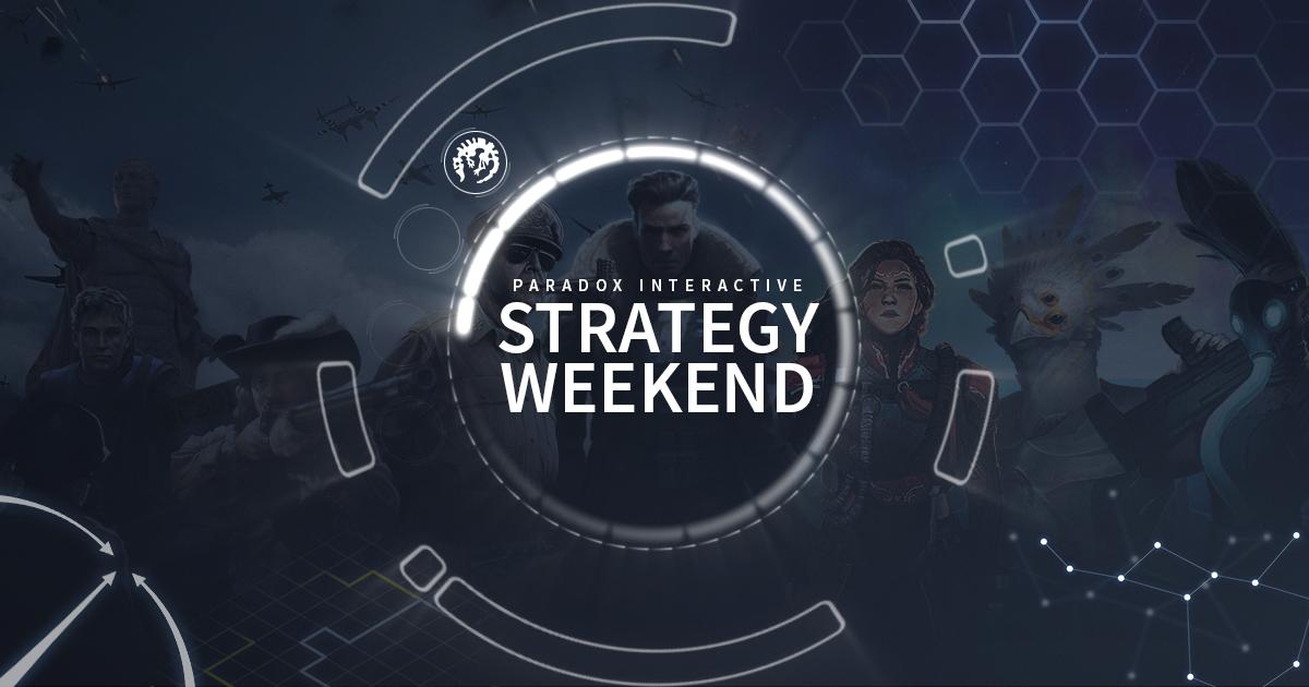 PdxInteractive's tweet photo. The Paradox #StrategyWeekend is coming to an end! The sale ends at 19:00 CEST, that's in less than three hours! Don't miss your chance to get that game or DLC you've been eyeing! https://t.co/ju3yAP5gCh https://t.co/AHWecpHXUD