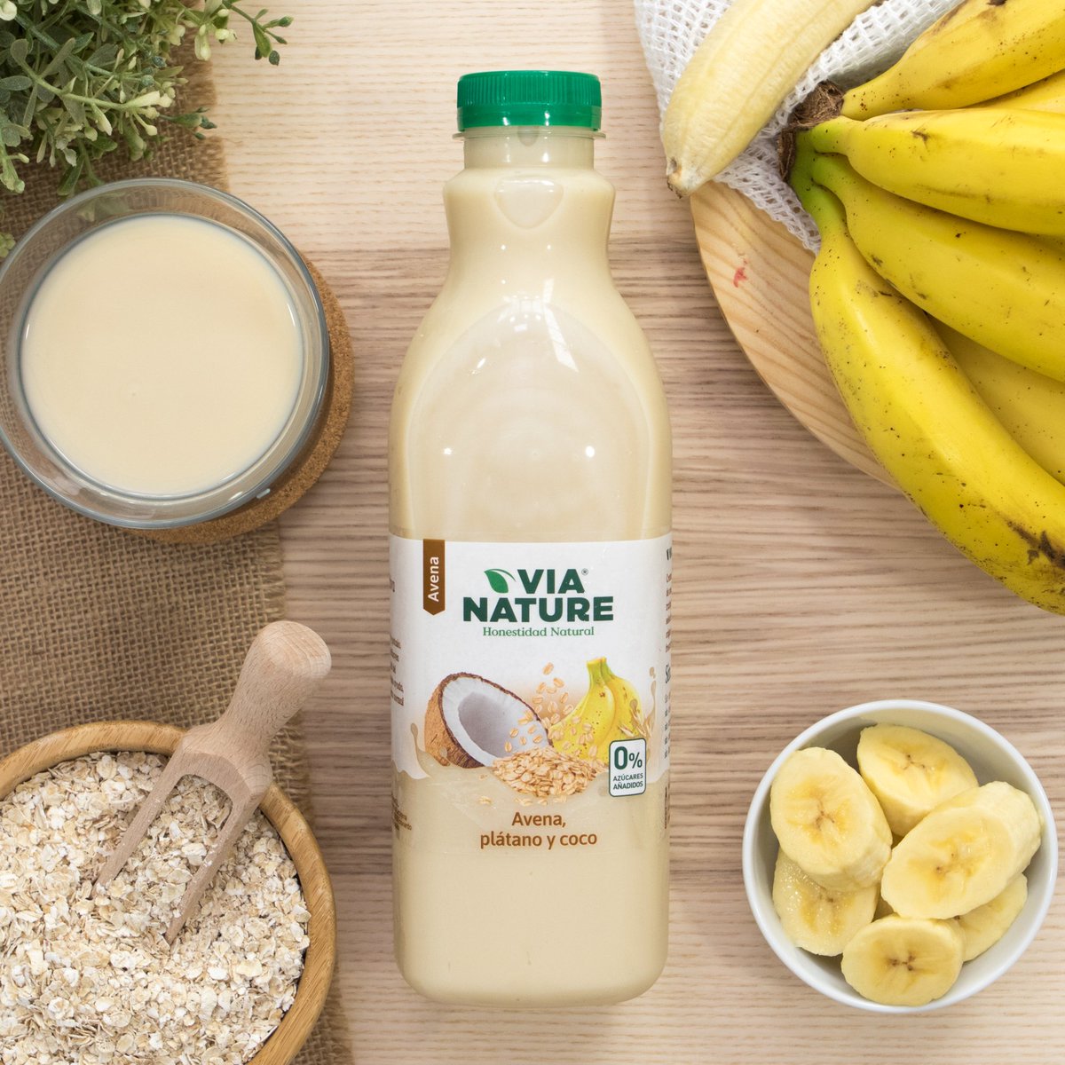 Empieza el día con energía, cómete la semana con Via Nature Avena. 🙌😁
.
Tu bebida nutritiva, saludable y completa a la venta en Alcampo, El Corte Inglés, Eroski, Caprabo, Consum e Hiperdino. 🛒🍌🥥🎋
.
.
.
#zumonatural #avena #zumosnaturales #vianature #platano #coco