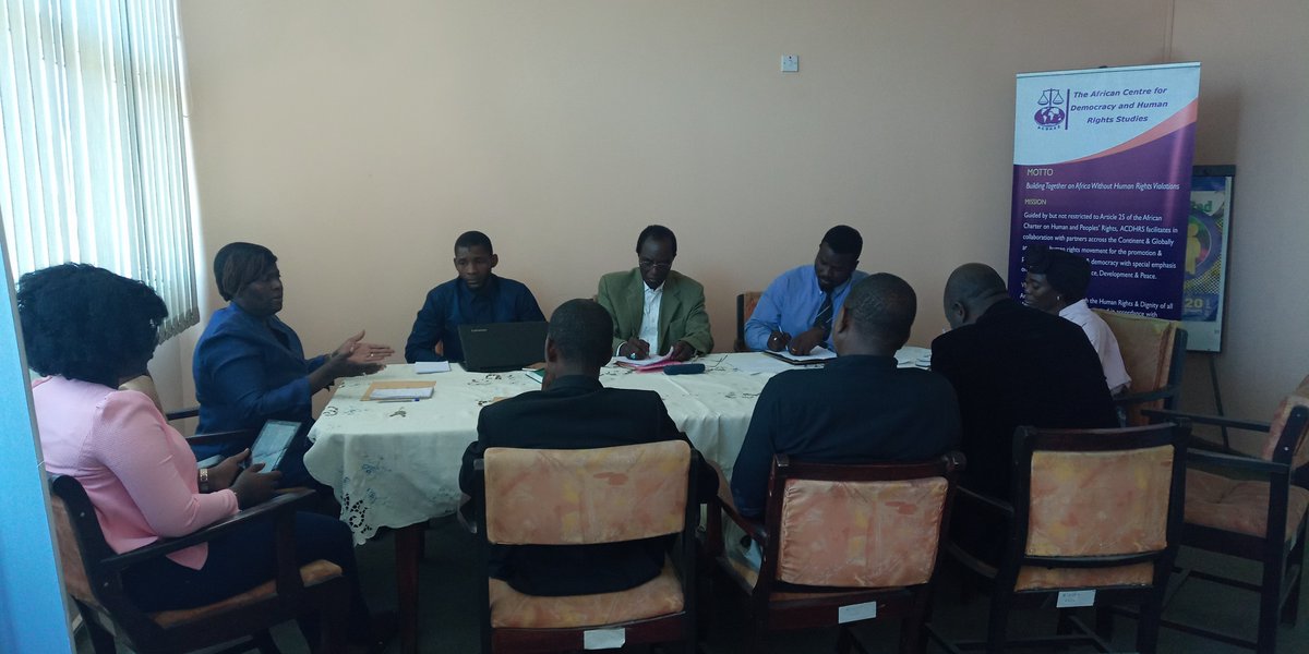 The members of the delegation met with ACDHRS Executive Director Mrs. Hannah Forster to discuss how to strengthen synergies and partnerships for an efficient collaboration between the two institutions.