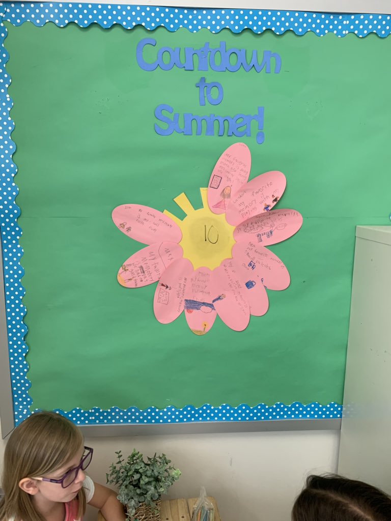 MrsConroySES's tweet photo. Something is starting to appear under our countdown!! @StoneleighES https://t.co/Xc7SsJ5ftU