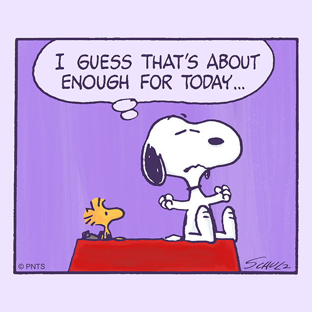 Snoopy's tweet photo. How I feel by 11AM. https://t.co/jc2CKuofOP