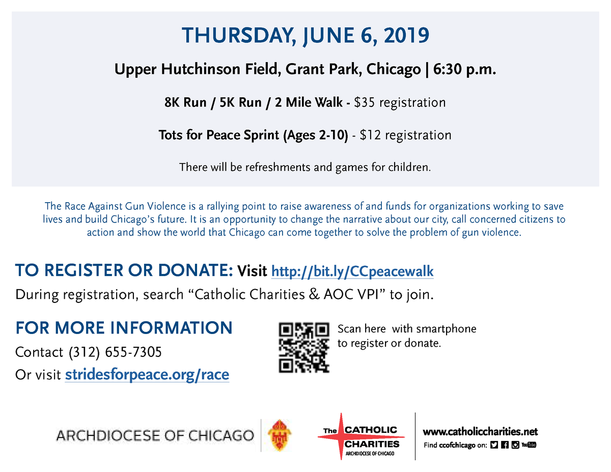 CCofChicago's tweet photo. Want to help #savelives in #Chicago? Register for the #StridesForPeace Race Against Gun Violence, taking place on June 6 in Grant Park. Proceeds help raise awareness of--and funds for--organizations working to eliminate #gunviolence. 

Visit https://t.co/NFFGOcPeLH for more info! https://t.co/TLgUMvr1HD