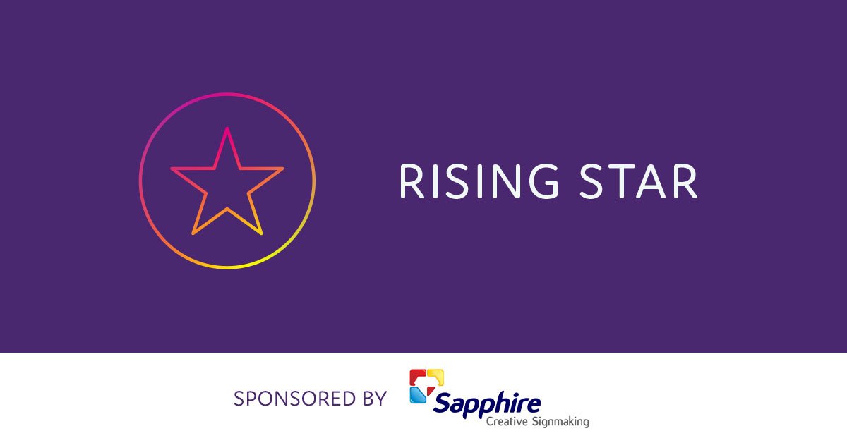 Our Rising Star award is sponsored by <a href="/SapphireSigns/">Sapphire - Signmakers</a>, one of the UK's leading signage providers 🙌

Thanks to them, we're able to celebrate the talented Hull and East Yorkshire people at the beginning of their careers!

Good luck to the fantastic finalists in this category 🏆