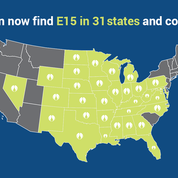 #E15YearRound is here! Drivers across 31 States can choose engine-smart, Earth-Kind E15 during the busy summer driving season. Find your nearest E15 station here: getbiofuel.com/fuel-finder/