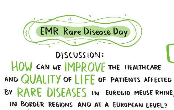 Op #zeldzameziektendag waren meer dan 100 patiënten, artsen en anderen bijeen om rond de thema's Bewustzijn, Diagnose en Grensoverschrijdende zorg kansen en oplossingen te formuleren. Benieuwd naar de uitkomsten? <a href="/EmradiE/">EMRaDi - Poject Interreg VA EMR41</a> @ emradi.eu/nl/news/56_emr…