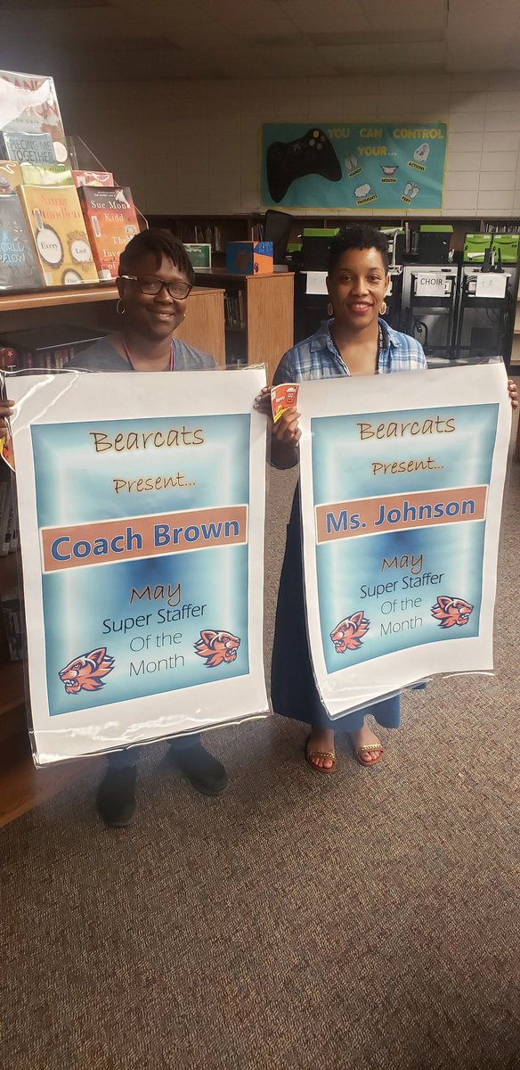 HumbleISD_SMS's tweet photo. Congratulations to our final "Super Staffer of the Month". We had a tie! Congratulations to Ms.Johnson and Coach Brown. #kidsfirst #gosmscats @humbleisd https://t.co/FIZX0Znfza
